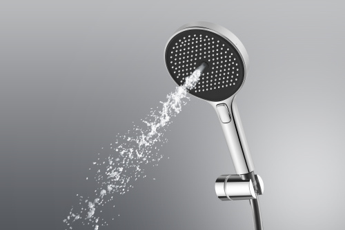 Душевая лейка Sancos Nok SC6001CH-B круглая - фото 4